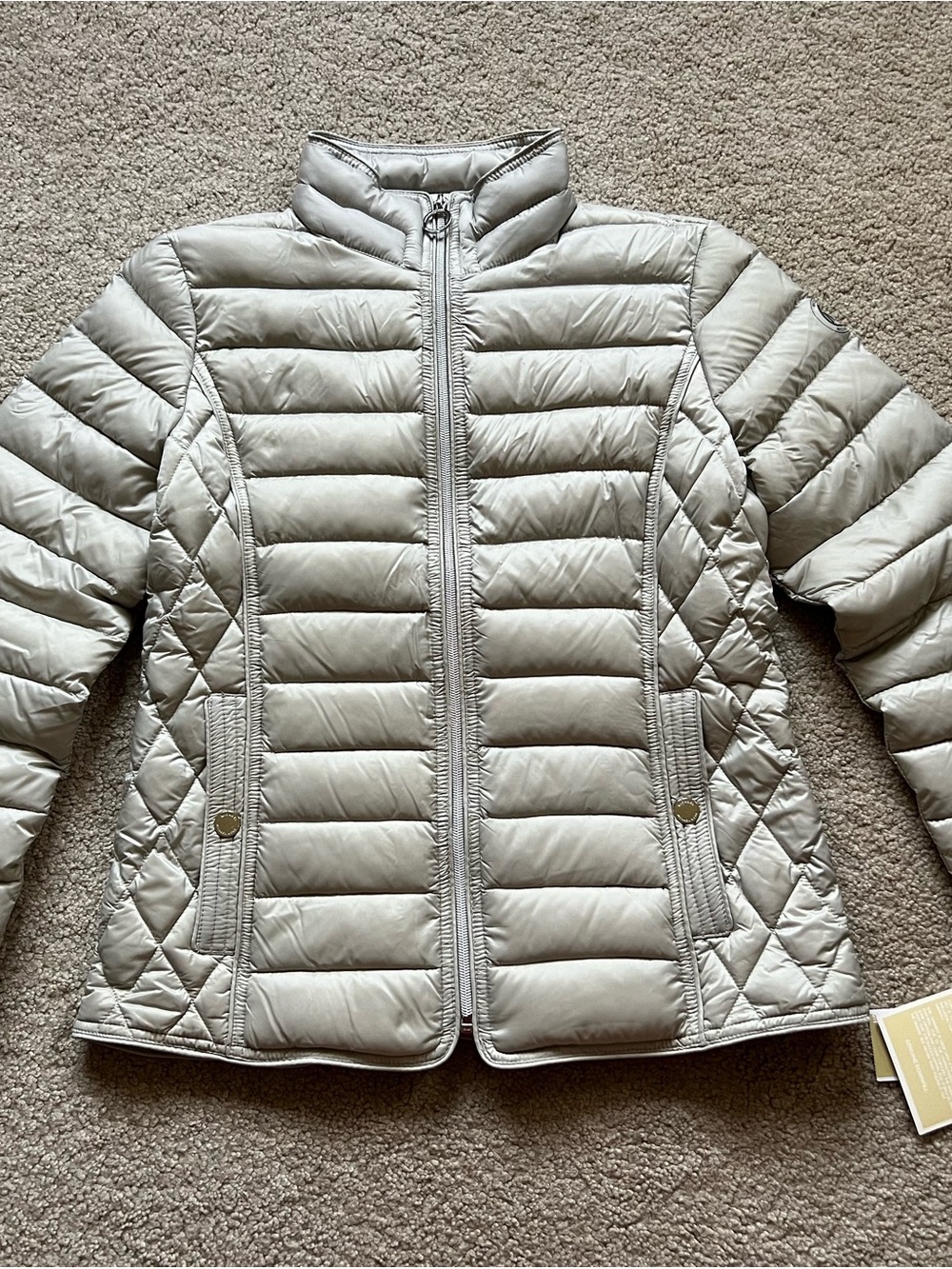 Michael Kors Light Gray Down Jacket